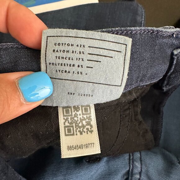 AYR The Hi-Rise Skinny Jeans Dark Blue Wash 26 x 30 #7951 - Picture 8 of 13